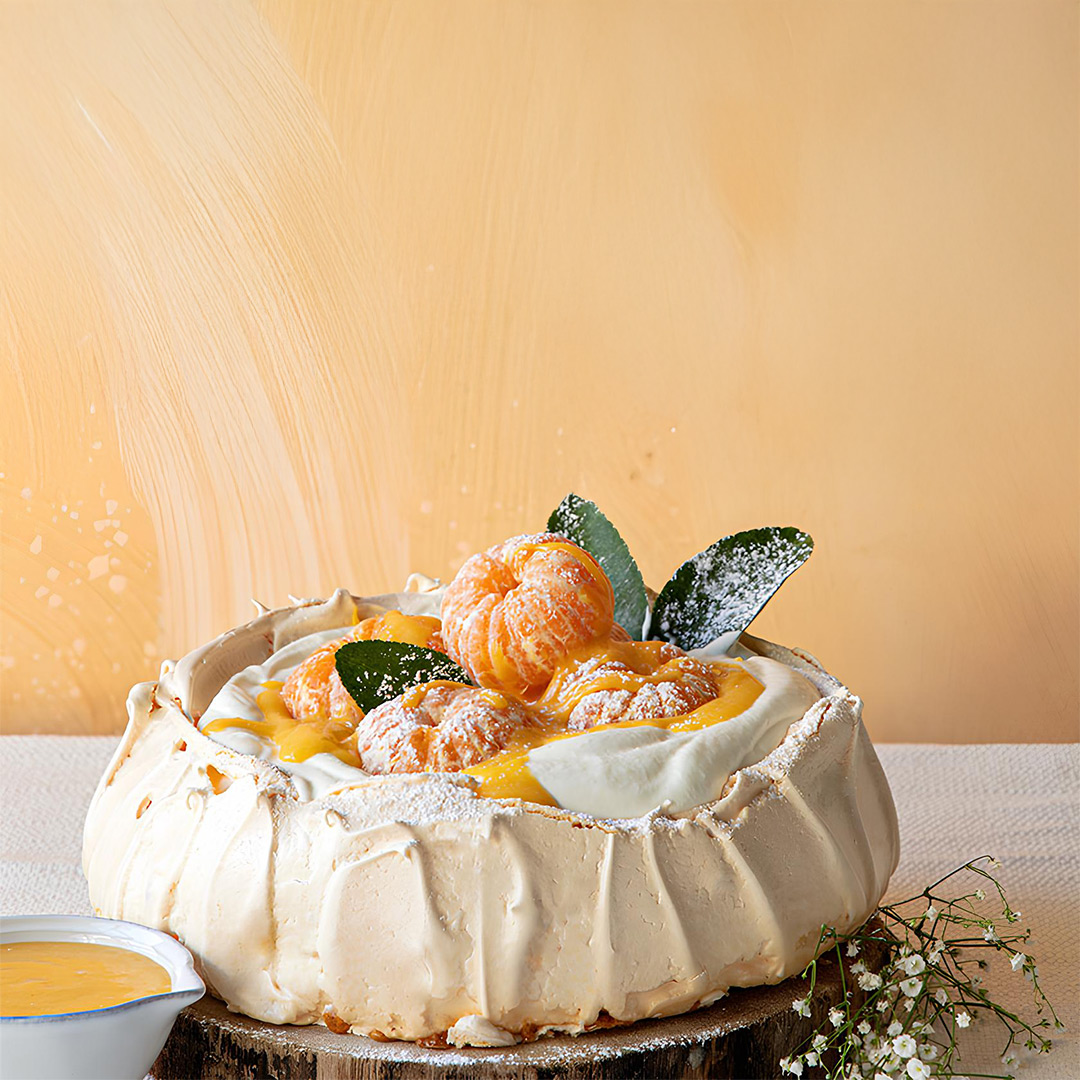 Pavlova de Tangerina
